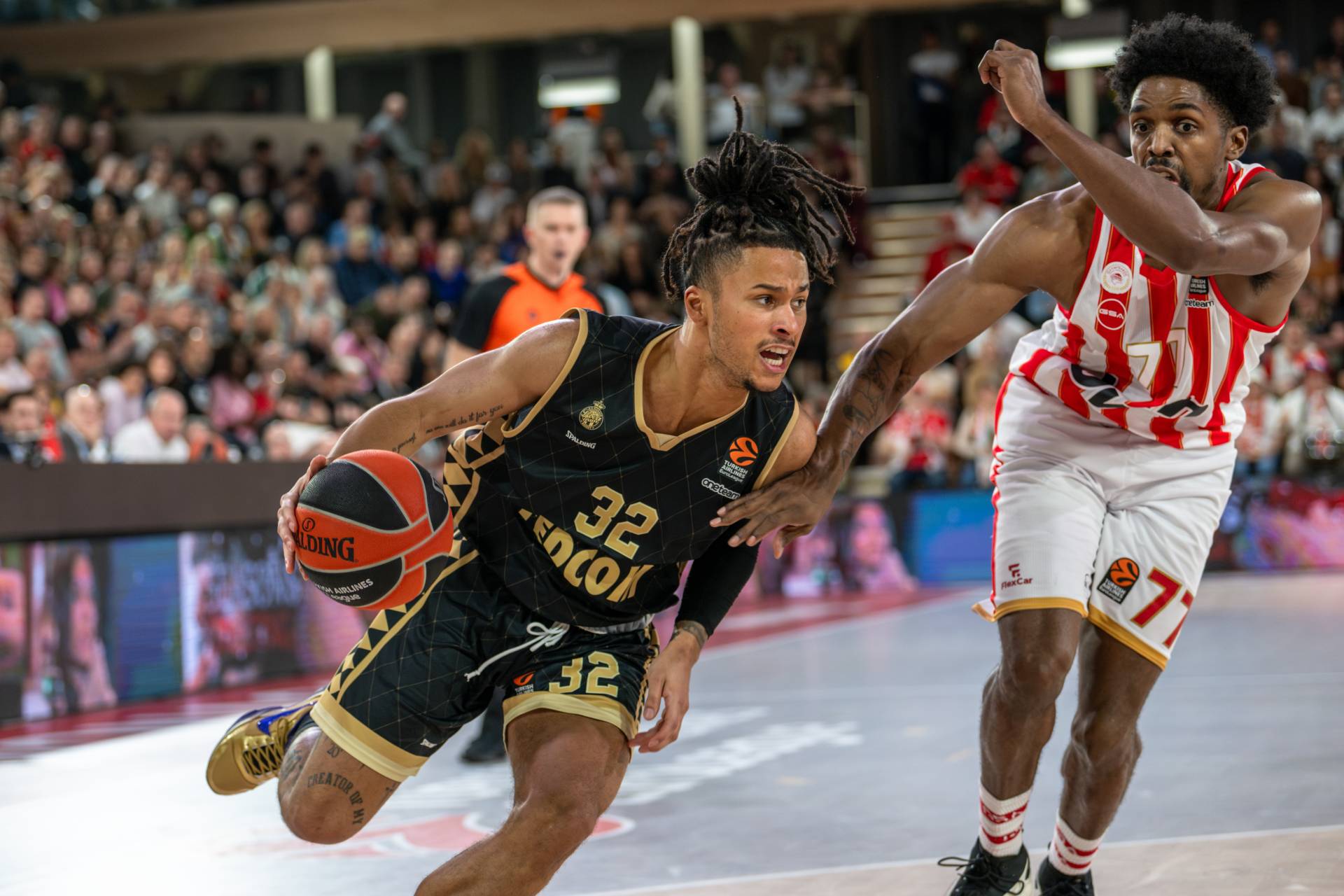 Matthew Strazel lors de la finale EuroLeague 2025